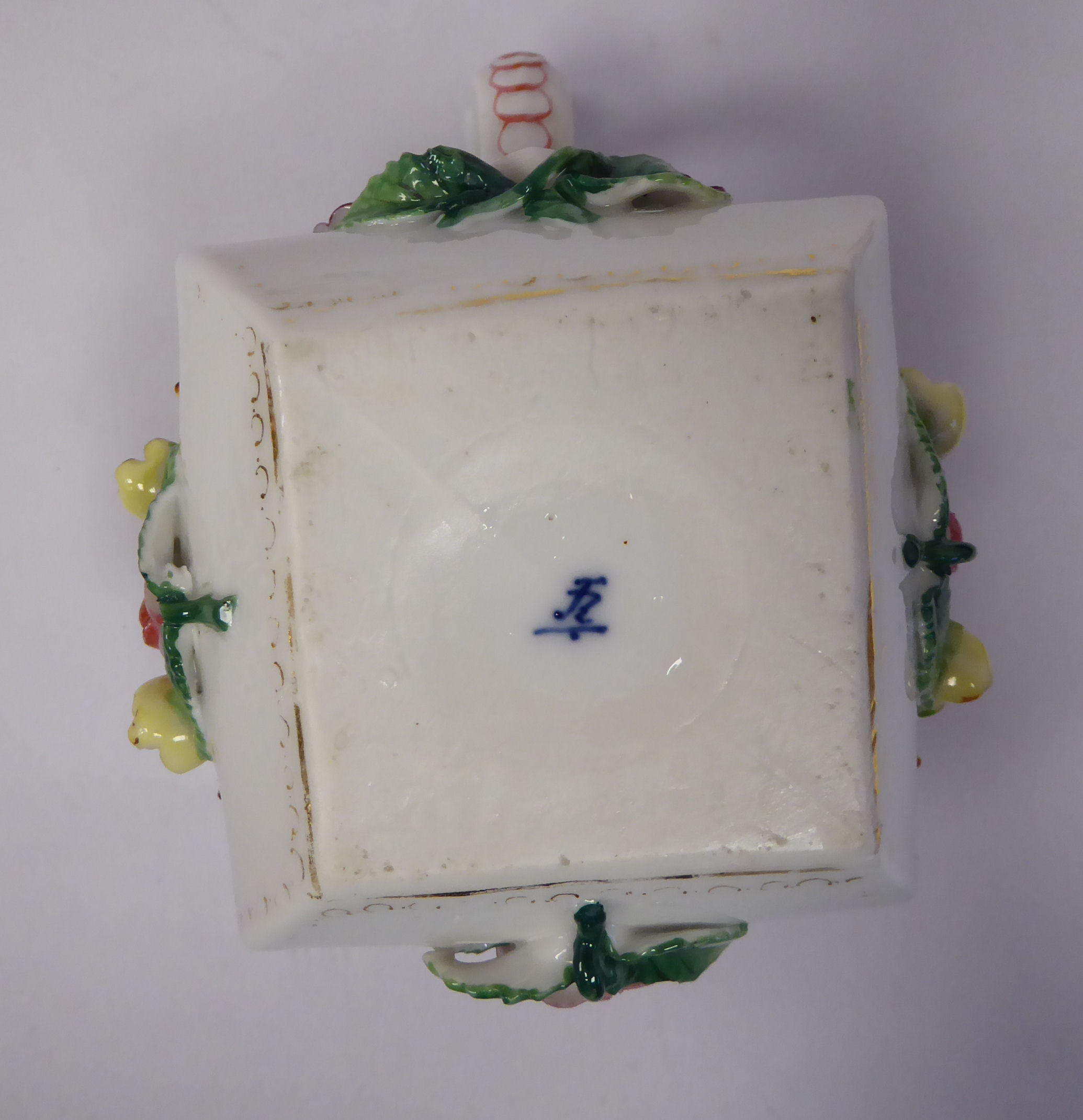 A late 19thC Meissen porcelain coffee cup and saucer, - Image 9 of 9
