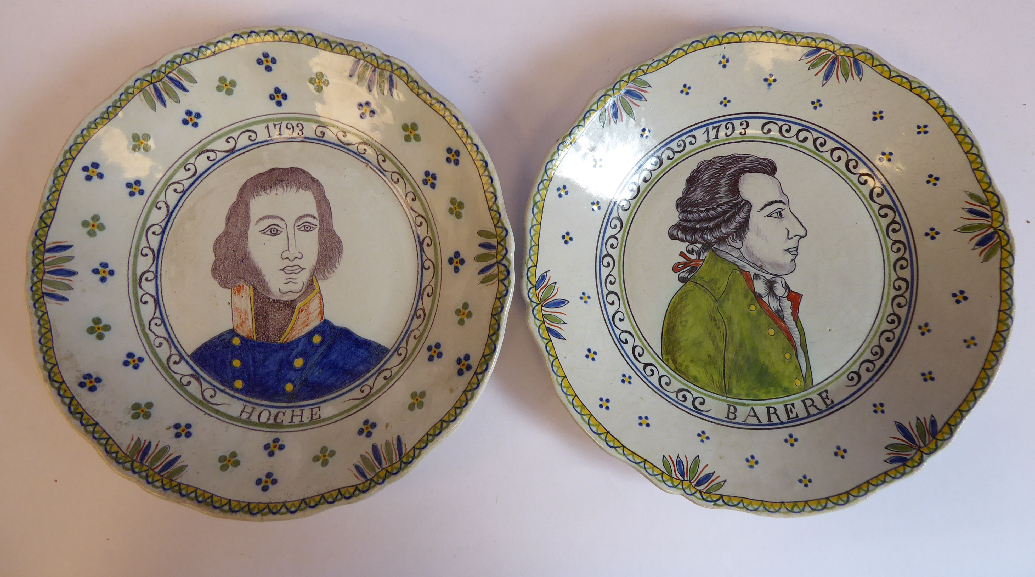 A set of four early 20thC French faience dishes, - Image 3 of 7