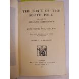Book: 'The Siege of the South Pole' by Hugh Robert Hill with maps, designs and other illustrations,