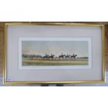 Juliet de Gaye - 'Early Morning, Warren Hill' aquatint artist's proof bears a blindstamp,