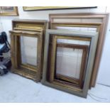 19th & 20thC picture frames of various sizes and form largest 23'' x 32'' BSR