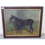 N Browne - 'Chance' oil on canvas bears a signature 18'' x 24'' framed BS