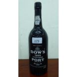 A bottle of Dow's 1985 Vintage port LSF