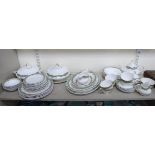 A Royal Doulton bone china Fontainbleau pattern tea/dinner service comprising six place settings