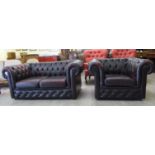 A modern small Chesterfield,
