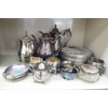 Metalware: to include a silver plated Art Nouveau design milk jug,