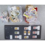 Uncollated cigarette cards - sets and loose: to include 'John Players' OS9