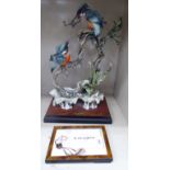 A Limited Edition Florence Capo di Monte porcelain group 'Brilliance' 220/1500 with certificate of