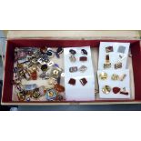 Items of personal ornament: to include cufflinks of various form CS