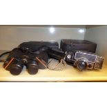 A pair of Prinz 10x50 field binoculars boxed;