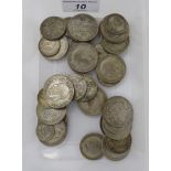 Uncollated pre 1947 British coins: to include half-crowns 11