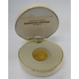A 1972 Munich Olympic gold commemorative coin 11