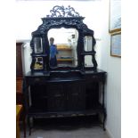 An early 20thC stained dresser,