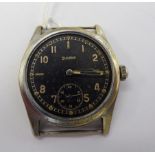 A 1930s/40s Silvana stainless steel cased wristwatch,