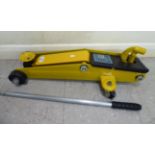 A Eversure cast iron car jack SR