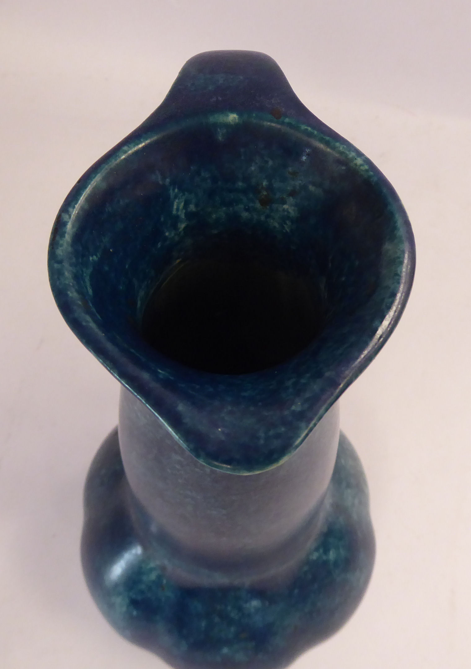 A George Cartilidge, Hancock & Sons, Morris Ware pottery jug of segment moulded, squat, - Image 3 of 5