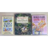 Three Books: Roald Dahl, First Editions, in dust jackets, viz.