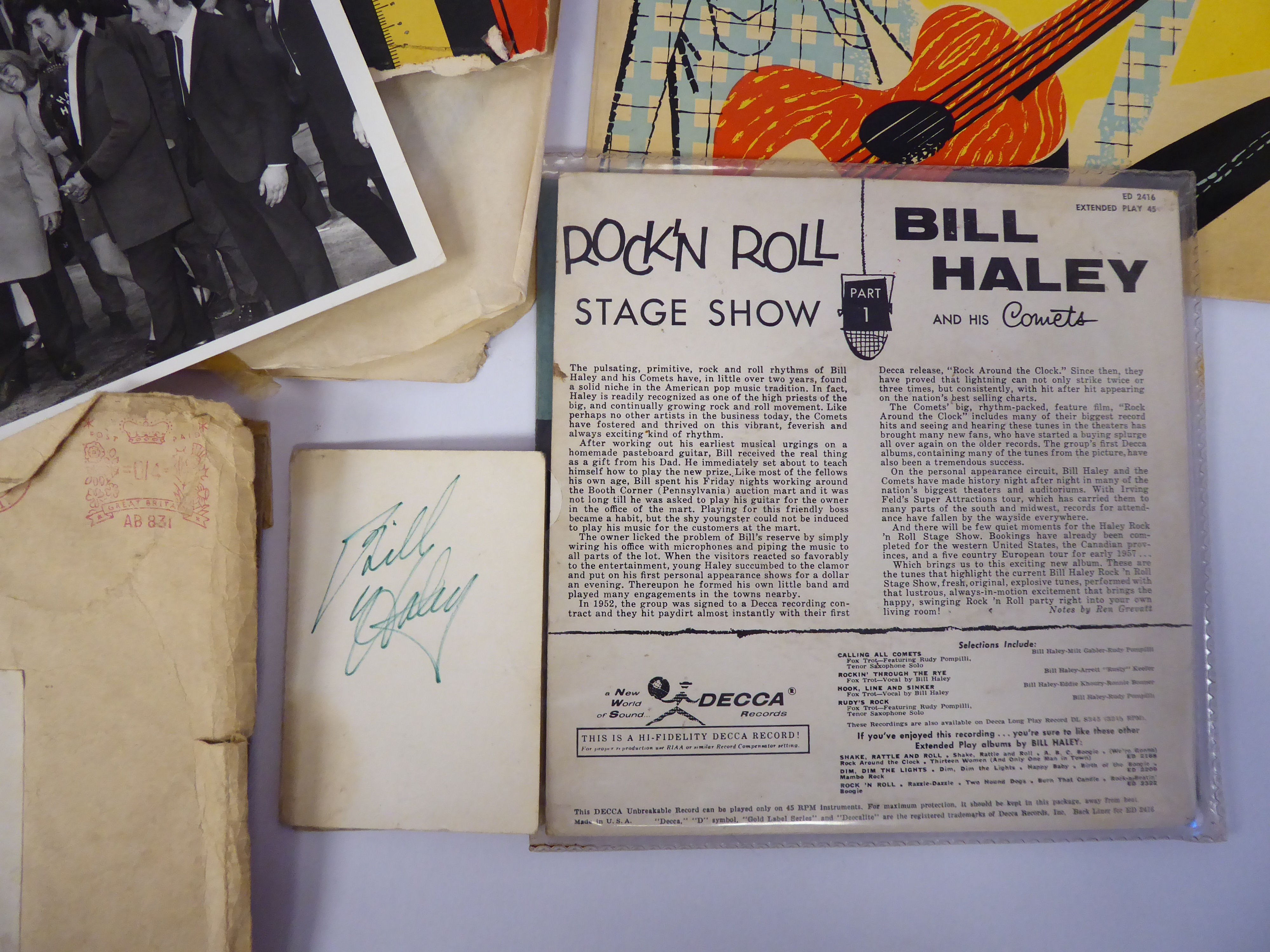 Rock music collectables - 'Bill Haley and The Comets', - Image 2 of 5