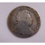 A George I silver shilling,