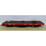 A Bachmann LGB flat bed wagon with a motorised camera turntable, no.