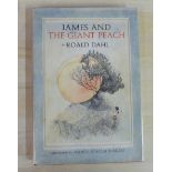 Book: Roald Dahl 'James and the Giant Peach' illustrated by Nancy Ekholm Burkert, First Edition,