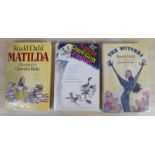 Three books: Roald Dahl, First Editions with dust jackets, viz.