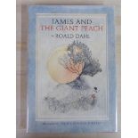 Book: Roald Dahl 'James and the Giant Peach' illustrated by Nancy Ekholm Burkert, First Edition,
