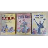 Three books: Roald Dahl, illustrated by Quentin Blake, First Editions,