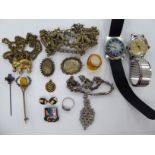 A mixed lot: to include a Gubelin stainless steel cased bracelet watch,