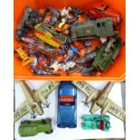 Diecast model vehicles and figures: to include a Schuco 3000 wind-up model car CS
