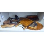 Early 20thC and later collectables: to include a walnut finished guillotine OS10