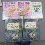 Five books: Roald Dahl, First Editions,