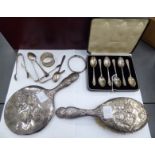 Silver collectables: to include an engraved,