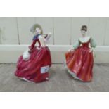 Two Royal Doulton china figures, viz.