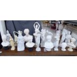 Ceramic and other figures: to include King Edward II 7''h OS9