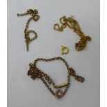Gold and yellow coloured metal neckchains 11