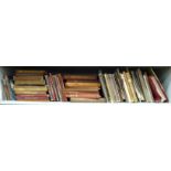 Books: a collection of late 19th/early 20thC publications of classic British poetry and fiction,
