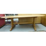 An Ercol elm coffee table,