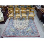 A Persian design carpet,