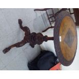 A mid Victorian walnut pedestal table,