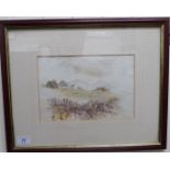 Martin Goode - 'Mourne' watercolour bears a signature & dated '89 7'' x 10.