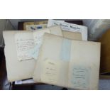 Mainly Victorian ephemera: to include handwritten letters from stars of the stage and autographed