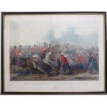 After the painting by Hy Martens - 'Charge of the 16th (Queen's Own) Lancers at the Battle of