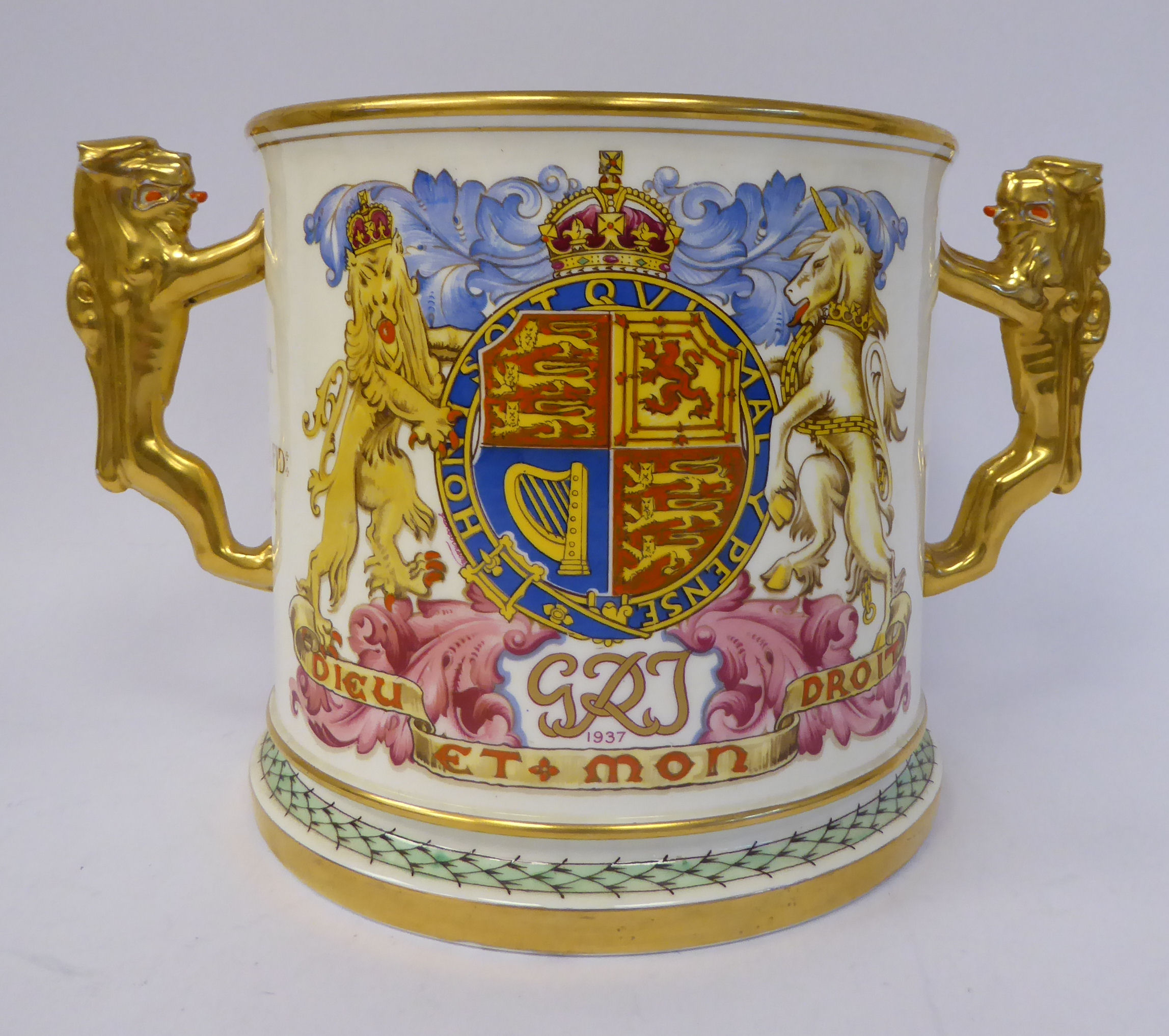 A Paragon china Limited Edition 59/500 loving cup,