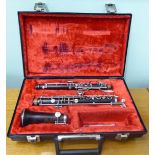 A Sterling oboe, distributed by Selmer of London,