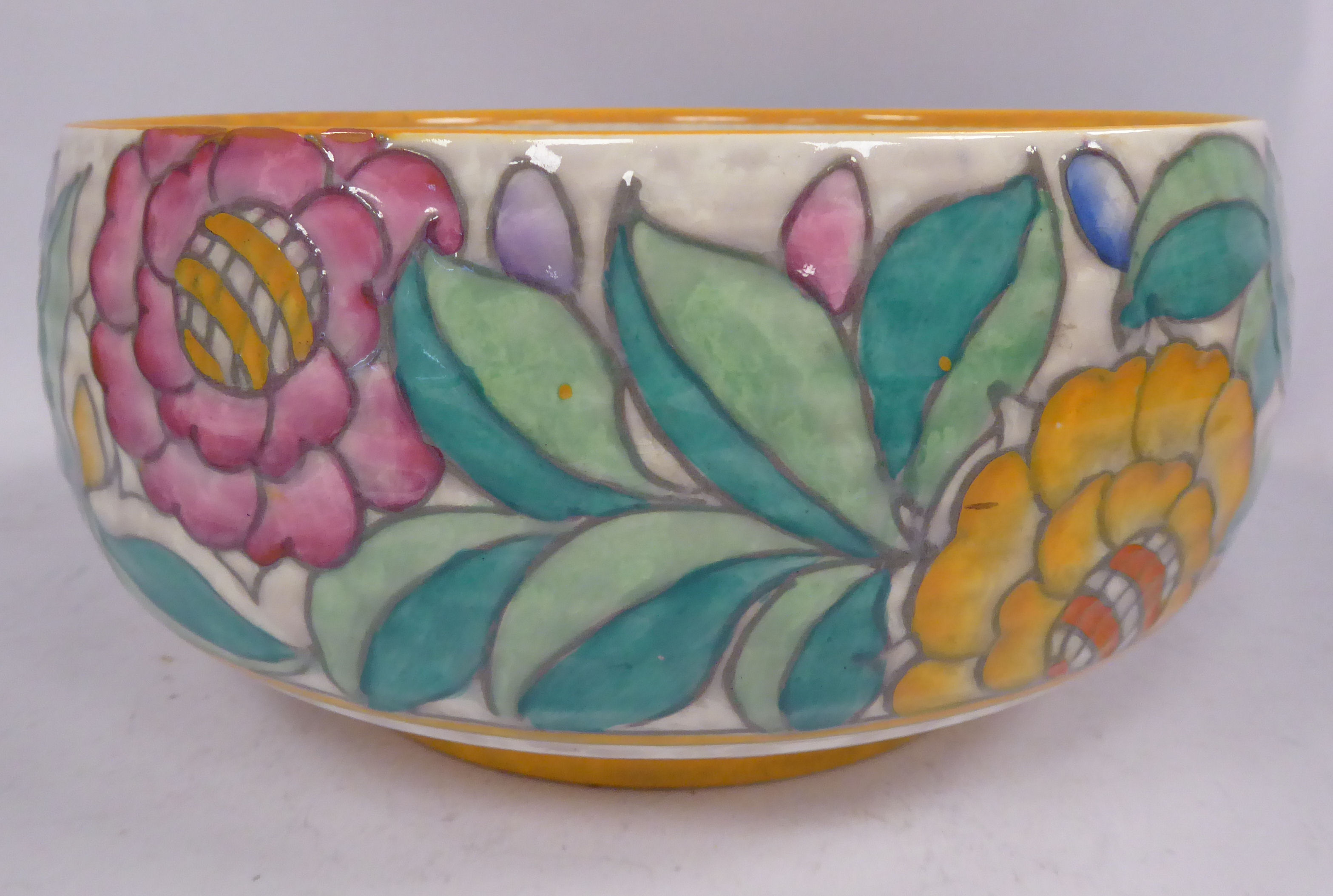 A Charlotte Rhead, Crown Ducal pottery bowl, - Image 2 of 7