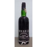 A bottle of Fonseca Guimaraens vintage Port 1968