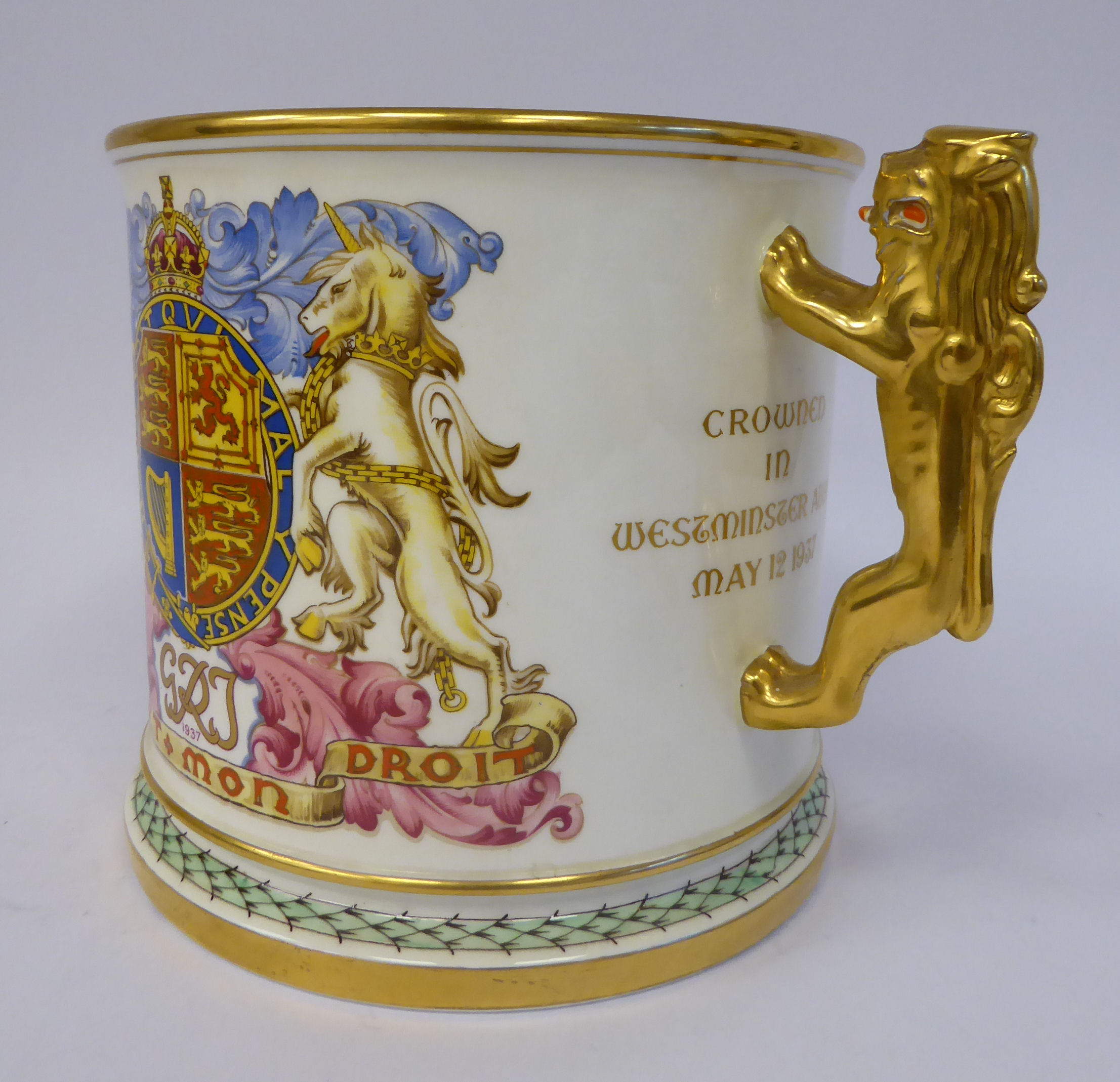 A Paragon china Limited Edition 59/500 loving cup, - Image 6 of 9