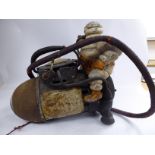 A 'vintage' Michelin Man (Bibendum) mains electrically powered novelty tyre inflator,