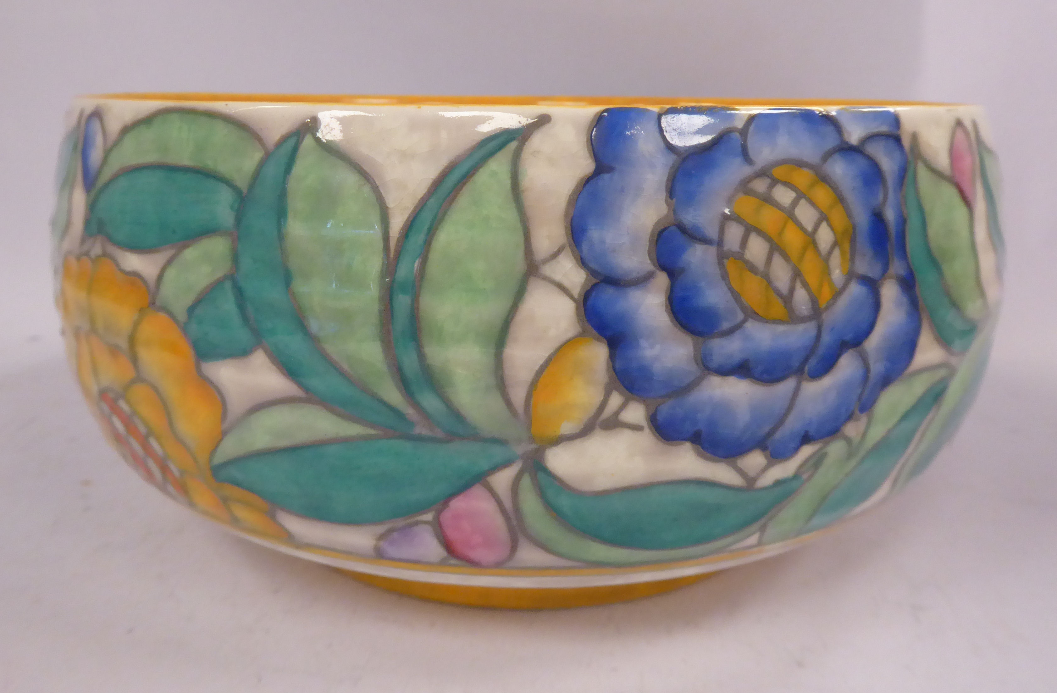 A Charlotte Rhead, Crown Ducal pottery bowl, - Image 3 of 7